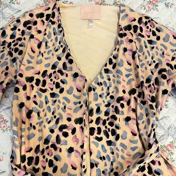 Anthropologie Hutch Spotted Duster Jacket size Medium - Picture 3 of 12